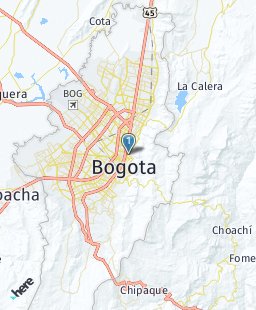 Colombia on map