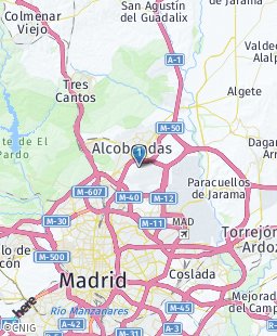 Spain on map