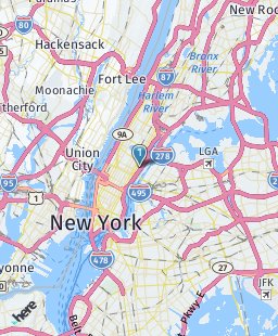 USA on map