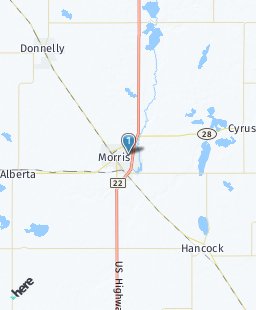 USA on map