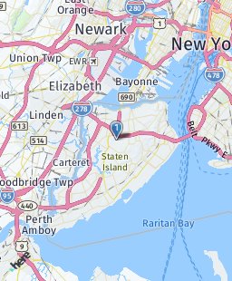 USA on map