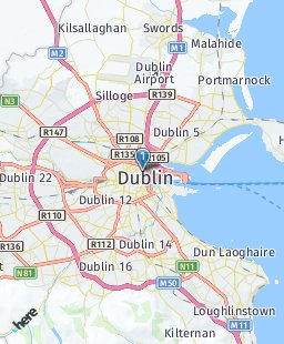 Ireland on map