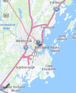 USA on map