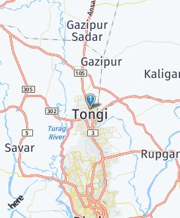 Bangladesh on map