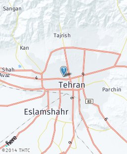 Iran on map