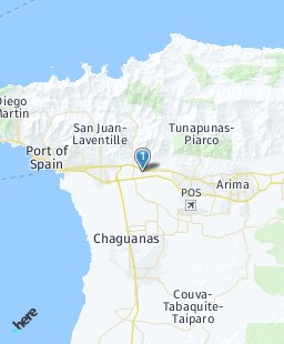 Trinidad and Tobago on map