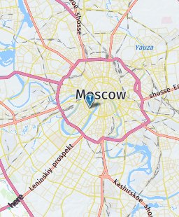 Russia on map