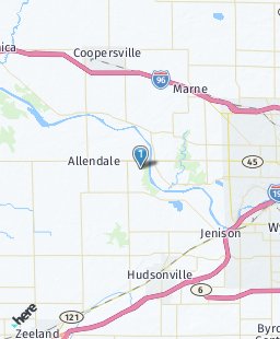 USA on map