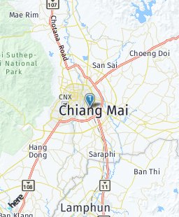 Thailand on map