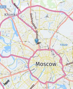 Russia on map