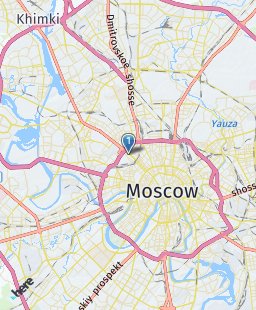 Russia on map