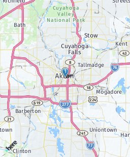 USA on map