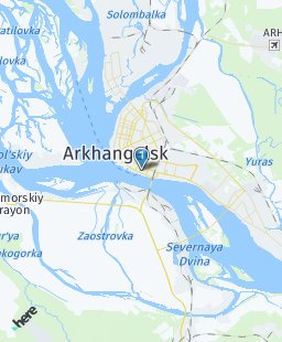 Russia on map