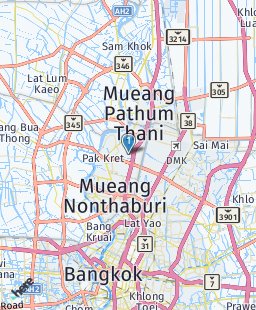 Thailand on map