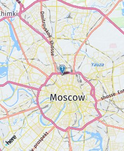 Russia on map