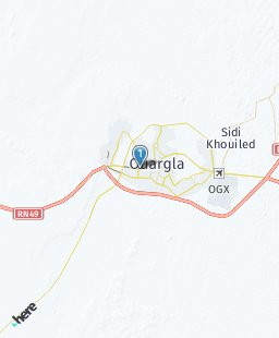 Algeria on map
