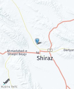 Iran on map