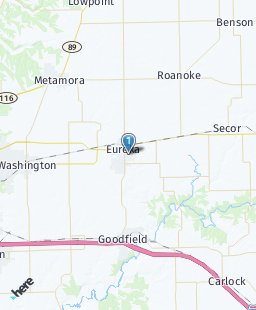 USA on map