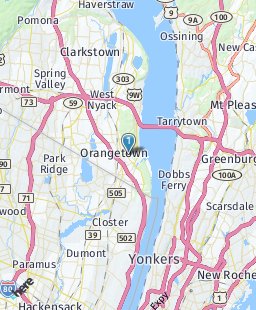 USA on map