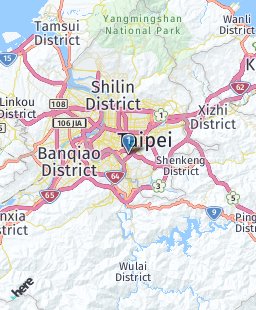 Taiwan on map