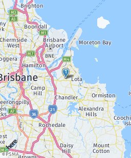 Australia on map