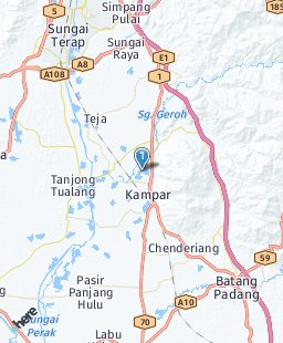 Malaysia on map