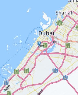 United Arab Emirates on map