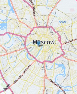 Russia on map
