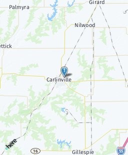 USA on map