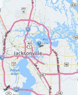 USA on map