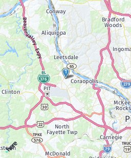 USA on map