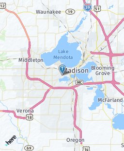 USA on map