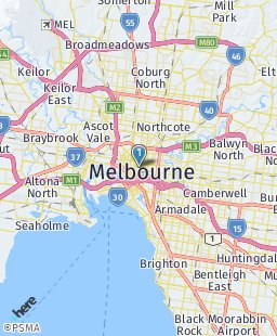 Australia on map