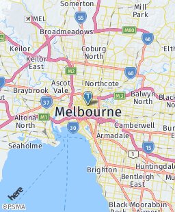 Australia on map