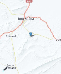 Algeria on map