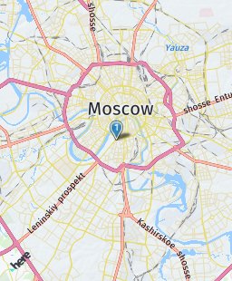 Russia on map