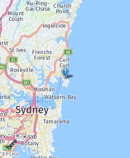 Australia on map
