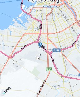Russia on map