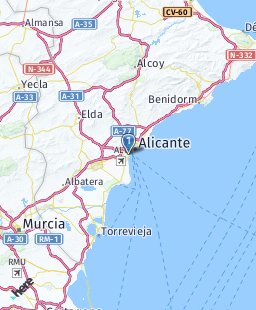 Spain on map