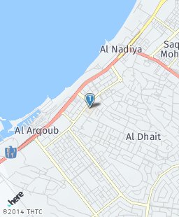 United Arab Emirates on map