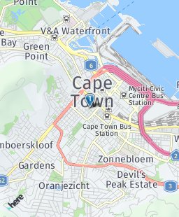 South Africa on map