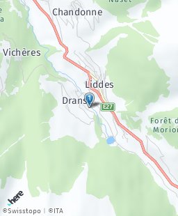 Switzerland on map