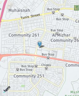 United Arab Emirates on map