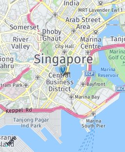 Singapore on map