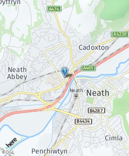 Wales on map