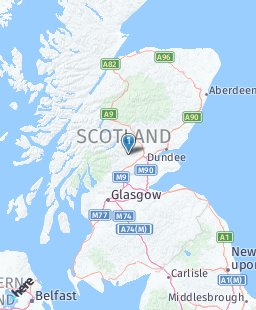 Scotland on map