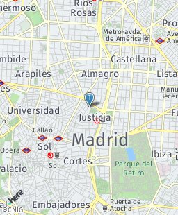 Spain on map