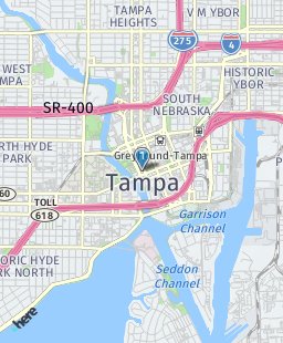 USA on map