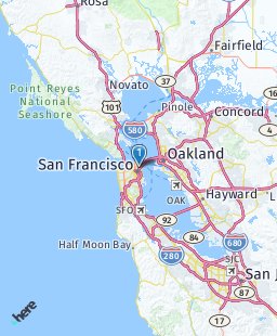 USA on map