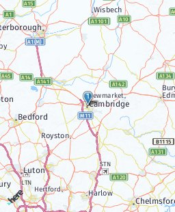United Kingdom on map